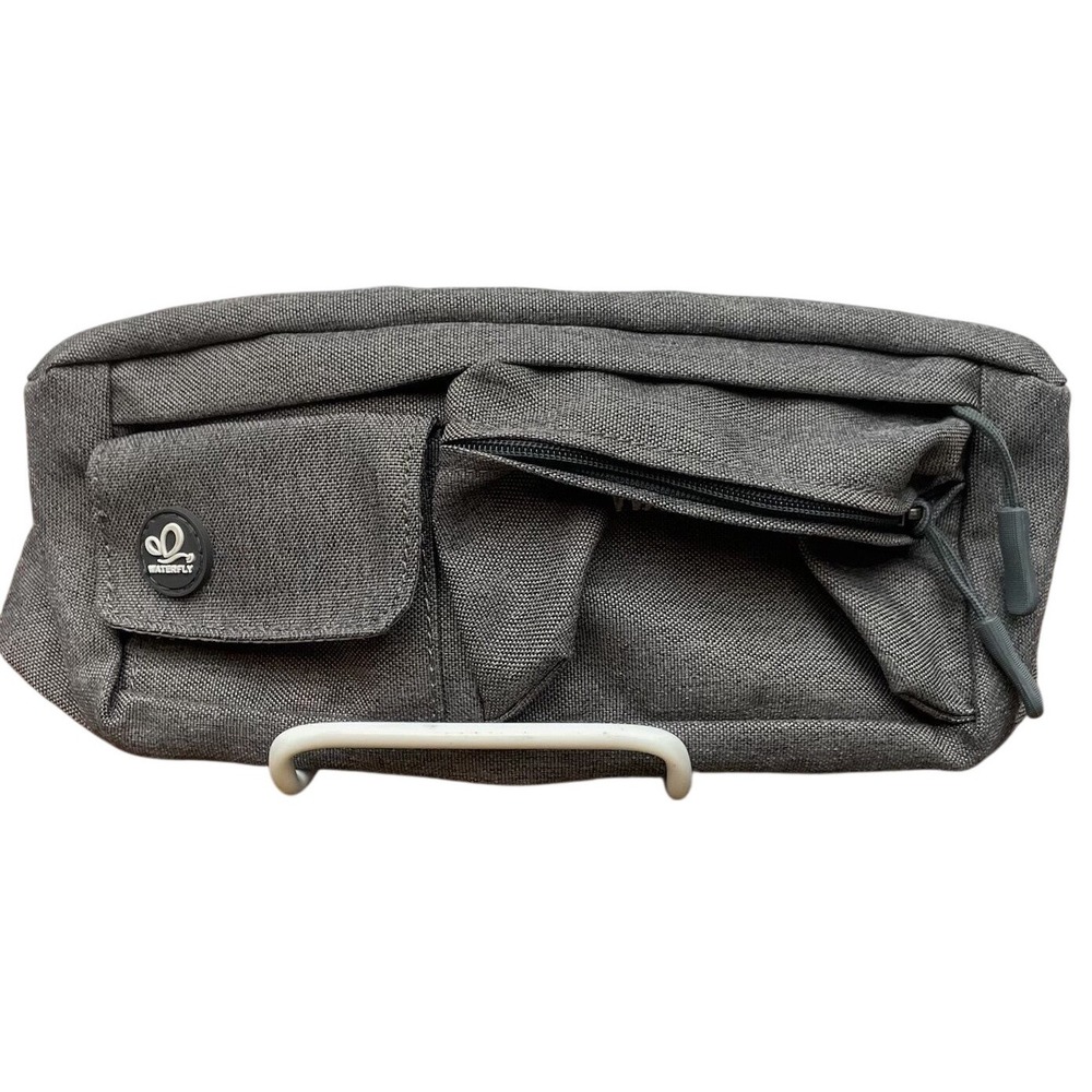 Waterfly Fanny Pack Gray Waist‎ Bag Travel Hiking Running Belt Sling Pouch